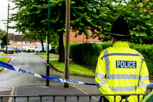 Scene of stabbing on Wayford Close