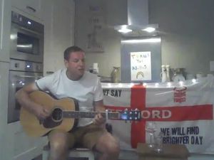 Supporting image for story: Telford guitarist raises more than £1,600 for NHS with live Facebook show