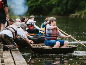 Supporting image for story: Ironbridge Coracle Regatta makes a splash on its return
