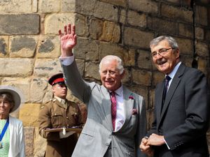 Supporting image for story: Charles tells veteran to ‘keep drinking whisky’ during Lancaster Castle visit