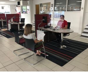 Social distancing at Arthurs