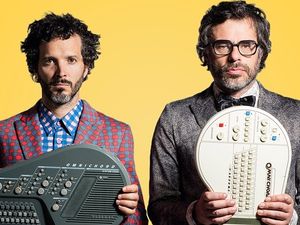 Supporting image for story: Flight Of The Conchords postpone Birmingham show due to member Bret McKenzie sustaining an injury