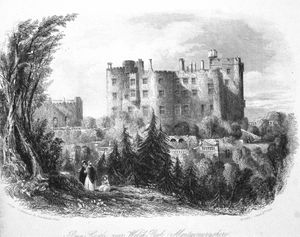An engraving of Powis Castle, Welshpool, with the date June 12, 1844. Picture supplied by Gordon Willocks.
