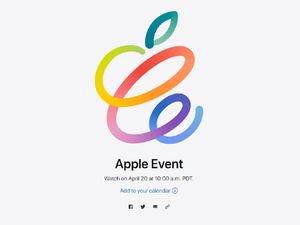 Supporting image for story: Apple confirms special event for April 20