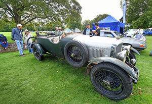 A 1927 Bentley was one of 800 cars that was displayed at The Classic & Retro Show.