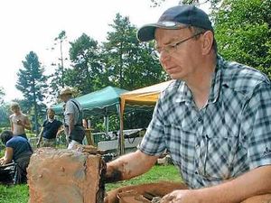 Supporting image for story: Sparks flying at  Acton Scott iron-working festival