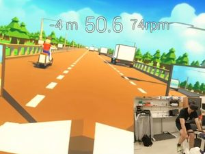 Supporting image for story: This virtual reality exercise game looks like the sort of fitness regime we could really get into