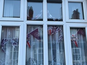 Mr Hari Ram and Gurmito recently turned 70 years old, decorated their windows for the Queen's Platinum Jubilee on All Saints Road, Wolverhampton