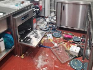 Supporting image for story: Landmark Crooked House public house forced to close after burglar wrecks bar, kitchen and bathrooms