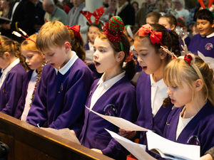 Supporting image for story: Shropshire RAF base's Christmas carol concert raises thousands for charity