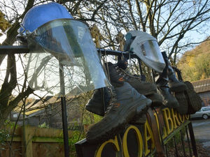 Boots were tied to the gates