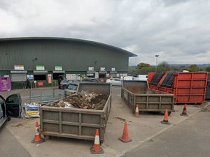 Supporting image for story: Fire service called to Oswestry recycling centre