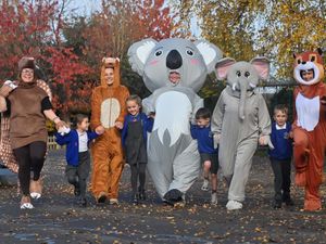 Supporting image for story: We visit the Shrewsbury school where teachers dress up as animals helping children learn 'The Woodfield Way'