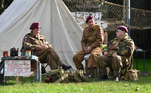 Multiperiod re-enactment event at Whittington Castle
