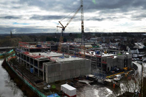 The new car park off the Queensway, Stafford