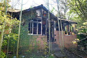 Aftermath of the fire 