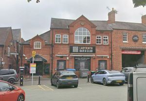 A man was assaulted in an alleyway adjact to the Labyrinth nightclub in Shrewsbury. Photo: Google