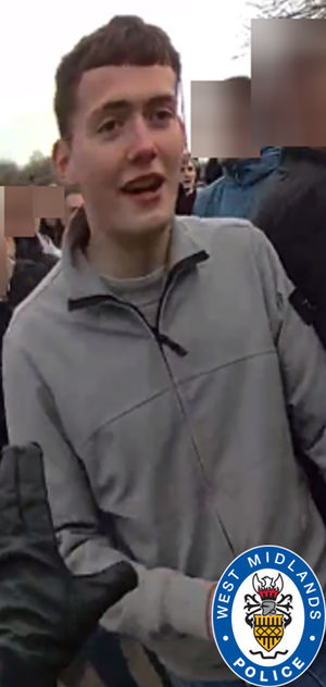 Do you know this person? Police wish to talk to them following a disorder between Birmingham City and Shrewsbury Town
