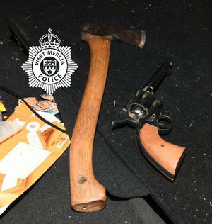 Weapons found in Craig Nunn's car