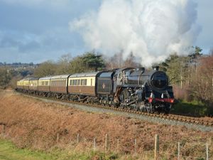 Supporting image for story: Restored locomotive back on track in Bridgnorth after 24 years