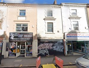 The empty boarded-up building in Worcester Street, Wolverhampton. Pic: Google Maps. Permission for reuse for all LDRS partners.