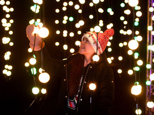 Supporting image for story: See what it's like to walk the Wolverhampton Illuminate winter lights trail