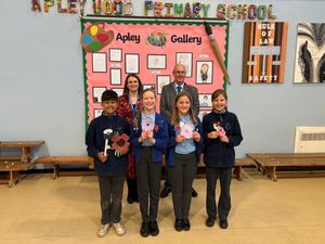 Supporting image for story: Record-breaking number of poppies created by Telford primary school for Remembrance project