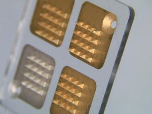 Supporting image for story: Microneedle biosensor ‘detects patient’s antibiotic levels in real time’