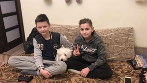 Teenagers Yaraslav and Misha will be coming to Kinver next month