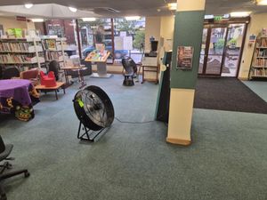 Clean-up underway at Newport Community Library