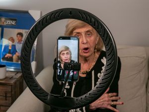 Supporting image for story: Survivor, 85, tells horrors of holocaust to millions as she becomes TikTok star