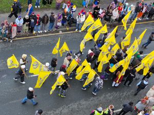 A large number of Khalistan flags could be seen as part of the parade