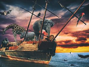 Supporting image for story: Andy Richardson: Animal magic for Noah and Sir Lenny