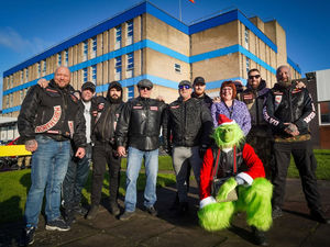 Supporting image for story: Generous bikers bring festive cheer and presents to children at Wolverhampton hospital