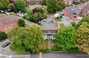 Aerial view of 1 High Street, King's Heath, Birmingham