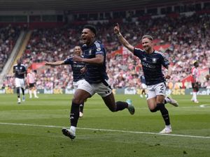 Ollie Watkins celebrates