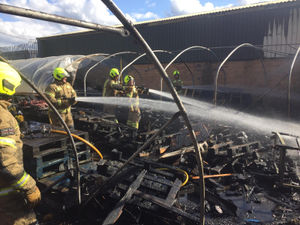 Supporting image for story: Brierley Hill industrial estate units hit by fire