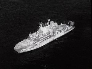 Supporting image for story: UK looking at ‘military options’ if Russian spy ship comes closer to Britain