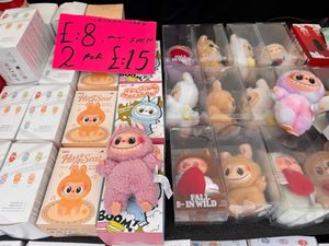 The products included range of Labubu toys, as well as accessories and clothes