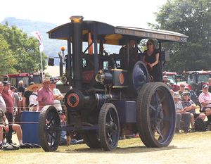1925 Marshall compound tractor called ‘Moonraker’ owned by Cheshire visitor Arial West. Image by E A Bates
