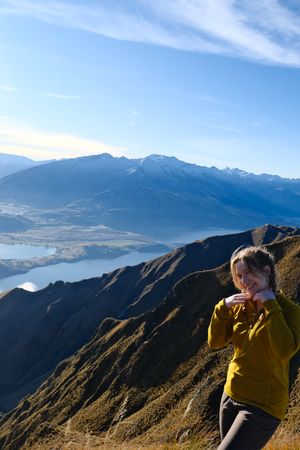 Mollie Roberts travelling in New Zealand.