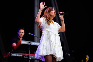 Australian singer-songwriter Natalie Imbruglia, Live at Ludlow Castle. Photo: Andy Hughes