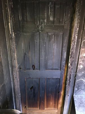 One room was completely destroyed by fire – Picture: @SFRS_MDrayton