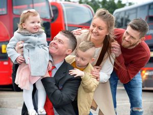 Supporting image for story: 'If he hadn't stopped my daughter would be dead': Hero bus driver saves choking baby's life