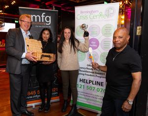 l-r Tim Lang, Kiran Kaur, Julie Kilkenny and Mick Carter.