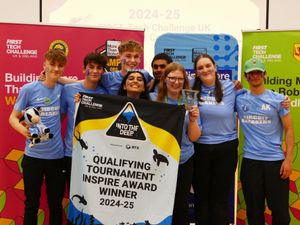 Circuit Breakers Vol 4 won the Inspire Award at FIRST Tech Challenge UK's West Midlands Qualifying Tournament