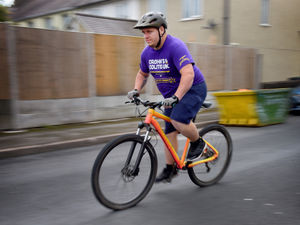 Supporting image for story: Anthony gets on his bike for good causes