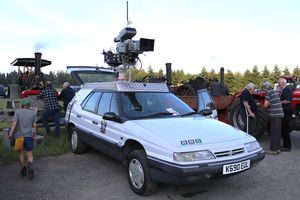 Paul Elkington's Citroen XM ex BBC roving eye camera car