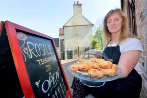 Rosalie Crebbin from Rosalie's Tearoom next door