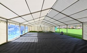 The large marquee will be a comfortable area for people to sit and drink in